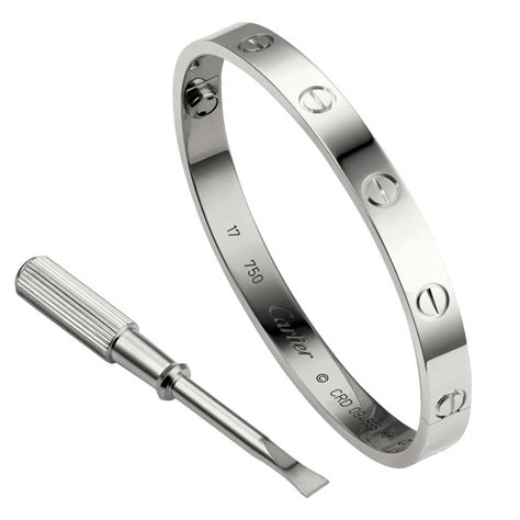 cartier love bracelet for men - cartier bracelet men's white gold.